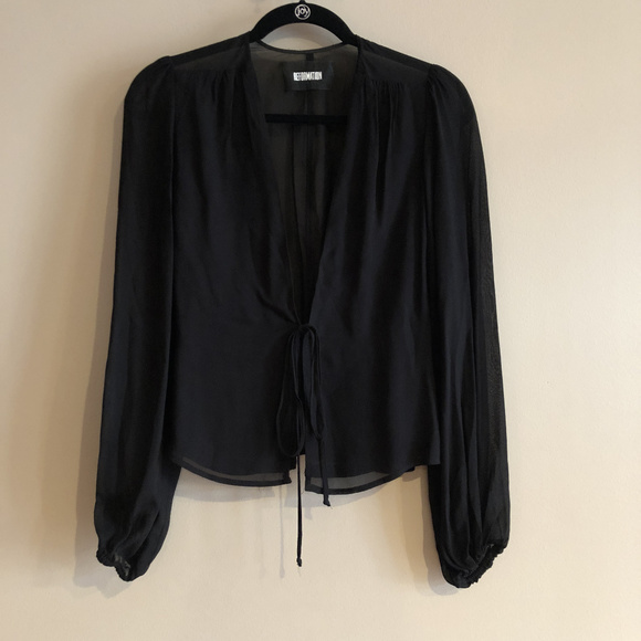 Reformation Tops - Reformation La Cita Top - BLACK